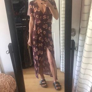 Floral Wrap Dress
